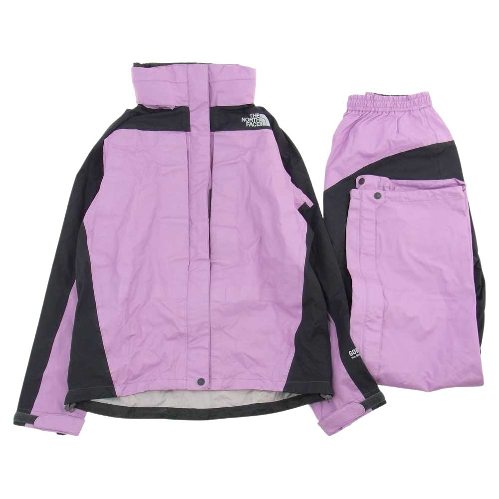 THE NORTH FACE ノースフェイス NPW10911 RAINTEX PLASMA レインテックス プラズマ GORE TEX ゴアテックス ナイロン ジャケット セットアップ ピンク系 S【中古】