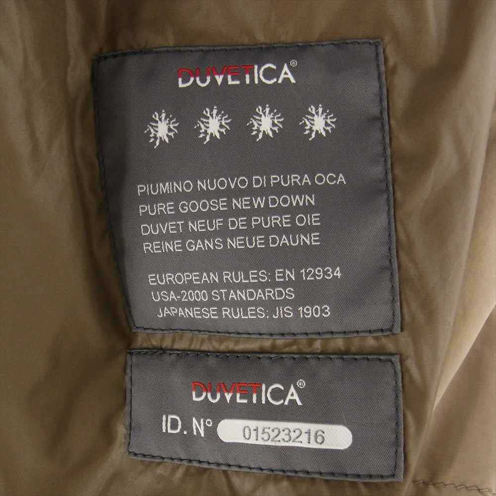 DUVETICA デュベティカ 国内正規品 AEGLOS アイグロス フォックスファー ダウン ジャケット コート ベージュ系 38【中古】