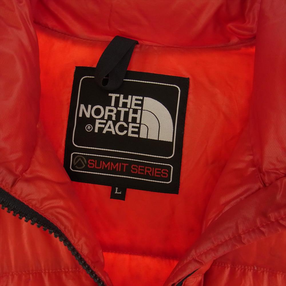 THE NORTH FACE ノースフェイス ND18200 SUMMIT SERIES サミットシリーズ ACONCAGUA アコンガグア ダウン ジャケット レッド系 L【中古】
