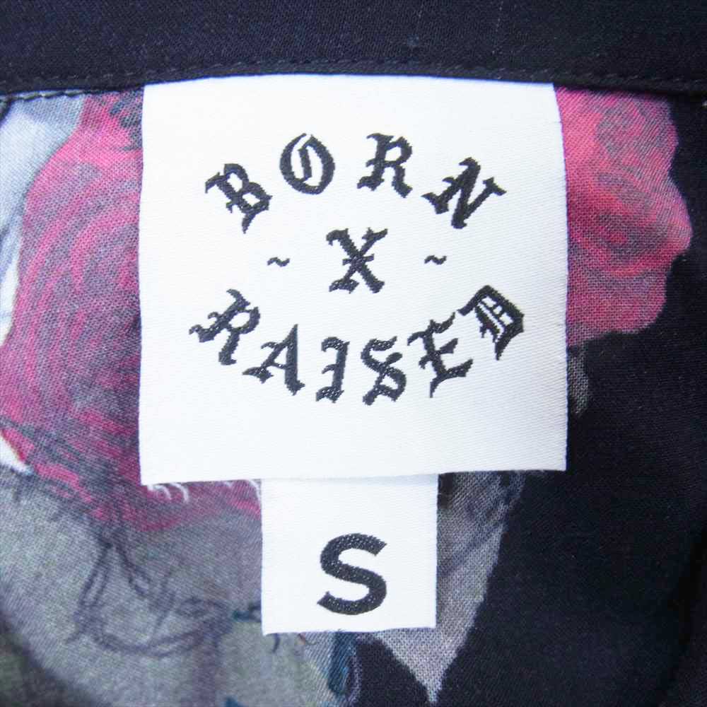 ボーンレイズド JAY HOVA BUT S/S SHIRTS 半袖 シャツ ブラック系 S【中古】