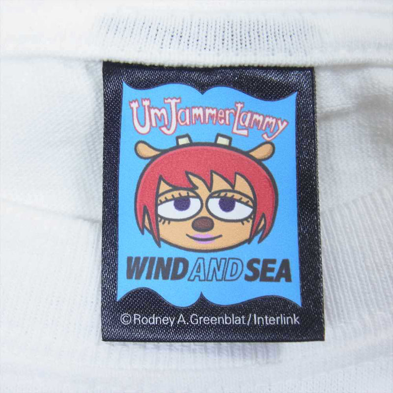 WIND AND SEA ウィンダンシー WIND AND SEA パラッパラッパー Tシャツ ホワイト系 XL【美品】【中古】