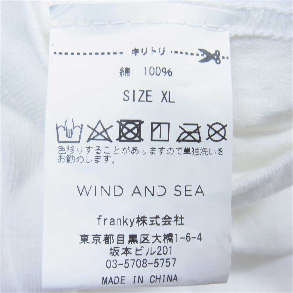 WIND AND SEA ウィンダンシー WIND AND SEA パラッパラッパー Tシャツ ホワイト系 XL【美品】【中古】