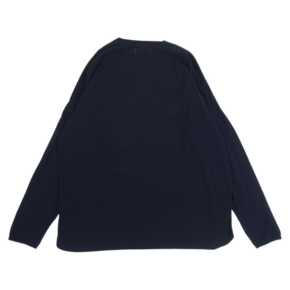 nonnative ノンネイティブ 21SS NN-C3926 CLERK L/S TEE COTTON PIQUE オーバーサイズ ドルマンスリーブ カットソー ダークネイビー系 2【中古】