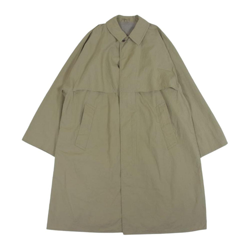 GRAPHPAPER グラフペーパー GM191-10002 Stevensons French Rain Coat スティーブンソン フレンチ レイン コート ベージュ系 2【中古】