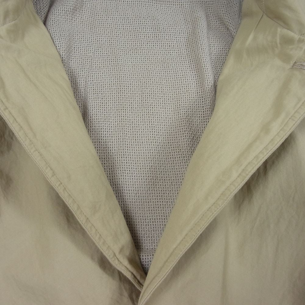 GRAPHPAPER グラフペーパー GM191-10002 Stevensons French Rain Coat スティーブンソン フレンチ レイン コート ベージュ系 2【中古】