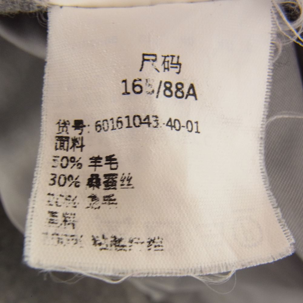 MAX MARA マックスマーラ STUDIO ステュディオ イタリア製 シルクアンゴラ混 ウール コート グレー系【中古】