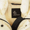 MONCLER モンクレール GRENOBLE グルノーブル CAREZZA ファー ダウン ジャケット オフホワイト系 ライトブルー系【中古】