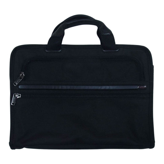 TUMI トゥミ 20101D4 スリム デラックス ポートフォリオ ビジネス バッグ ブラック系【中古】