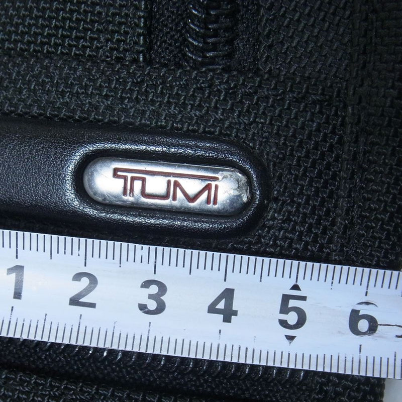 TUMI トゥミ 20101D4 スリム デラックス ポートフォリオ ビジネス バッグ ブラック系【中古】