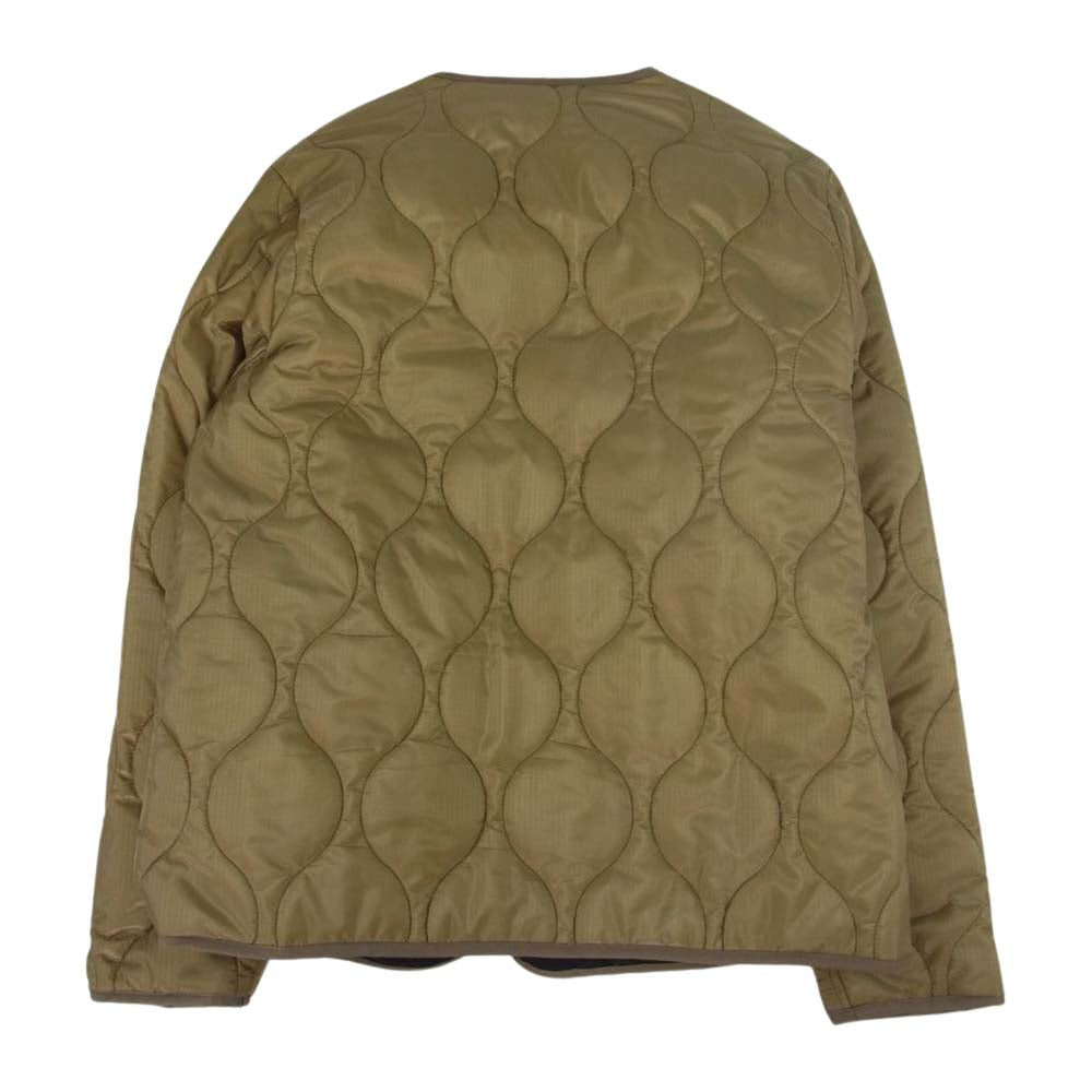 uniform experiment ユニフォームエクスペリメント 20SS UE-200042 REVERSIBLE ZIP LINER BLOUSON リバーシブル ジップ ライナー ブルゾン キルティングジャケット カーキ系 ブラック系 2【中古】
