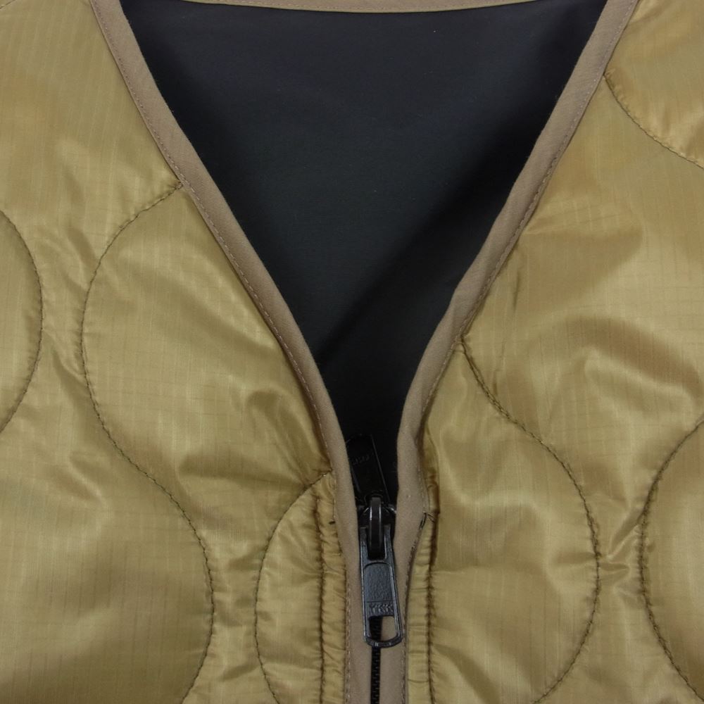 uniform experiment ユニフォームエクスペリメント 20SS UE-200042 REVERSIBLE ZIP LINER BLOUSON リバーシブル ジップ ライナー ブルゾン キルティングジャケット カーキ系 ブラック系 2【中古】
