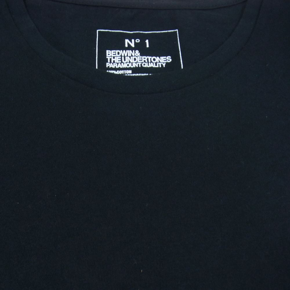 WIND AND SEA ウィンダンシー × BEDWIN ＆ THE HEARTBREAKERS ベドウィンアンドザハートブレイカーズ バック ロゴ Tシャツ ブラック系【新古品】【未使用】【中古】