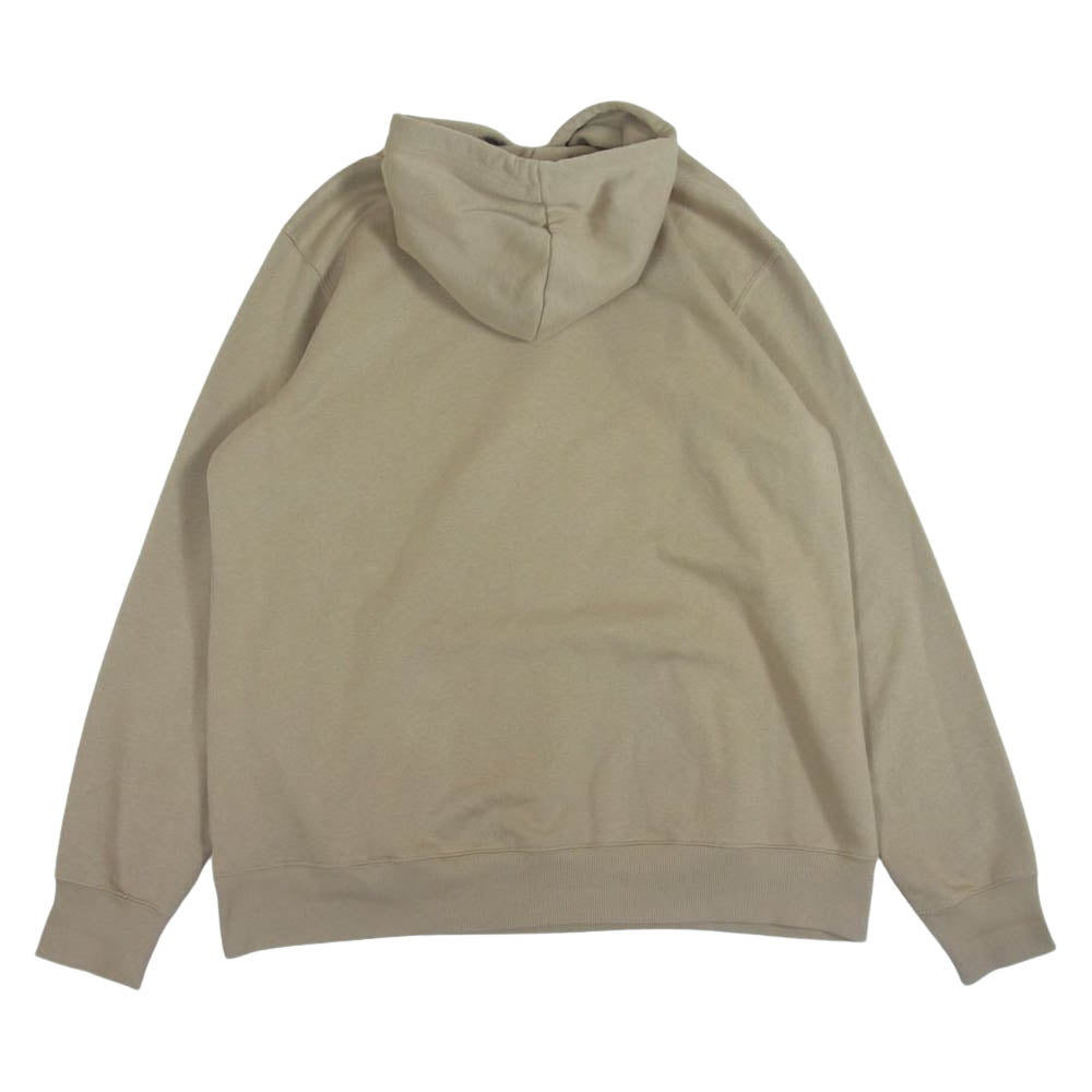 THE NORTH FACE ノースフェイス A4M4B ロゴ スウェット パーカー ライトブラウン系 ベージュ系 XL【中古】