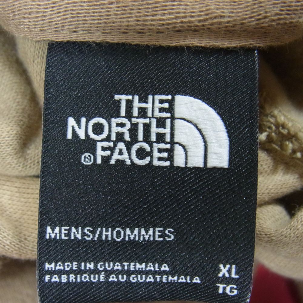 THE NORTH FACE ノースフェイス A4M4B ロゴ スウェット パーカー ライトブラウン系 ベージュ系 XL【中古】