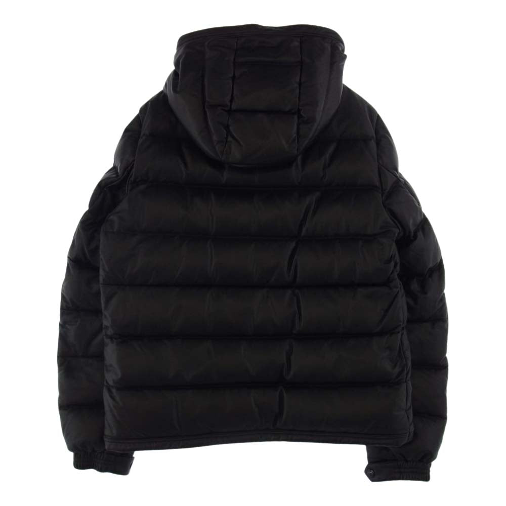 MONCLER モンクレール GEBROULAZ ゲブロウラズ オールレザー ダウン ジャケット ブラック系 3【極上美品】【中古】