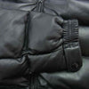 MONCLER モンクレール GEBROULAZ ゲブロウラズ オールレザー ダウン ジャケット ブラック系 3【極上美品】【中古】