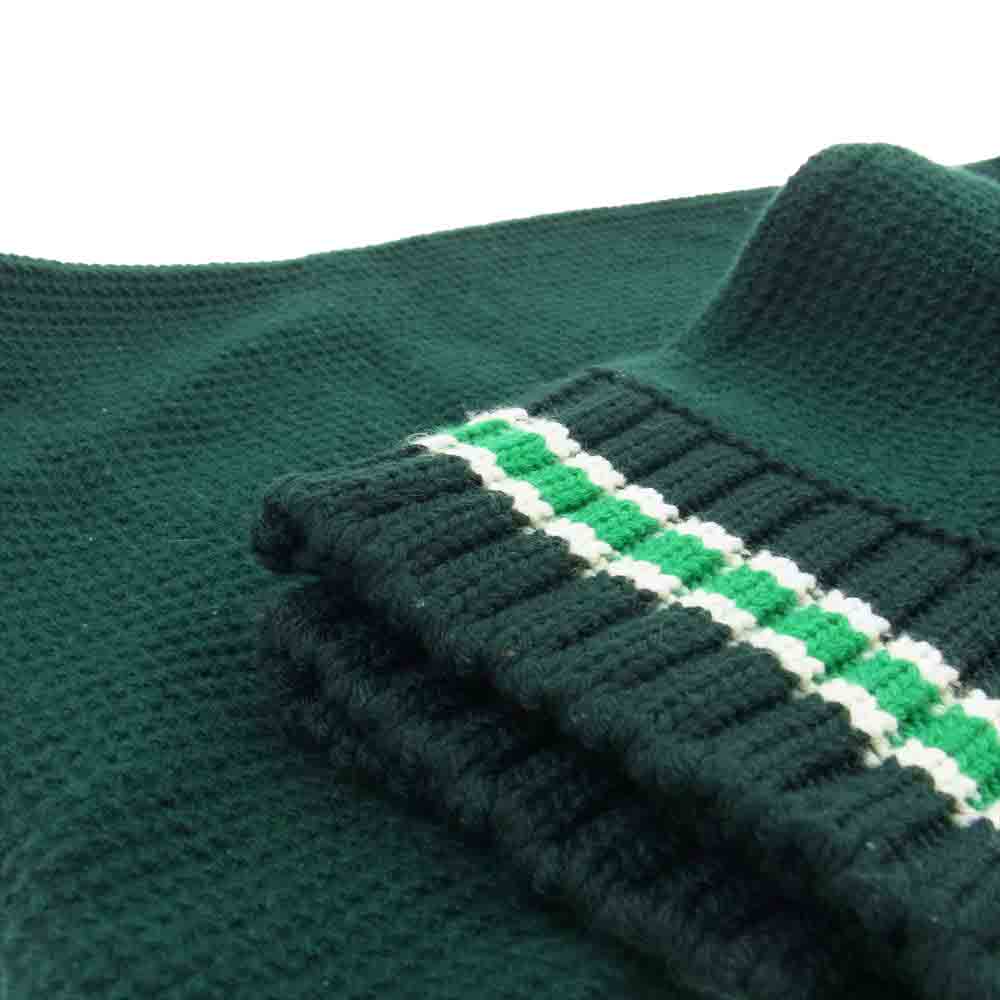 MONCLER モンクレール SCIARPA シャルパ ウール マフラー グリーン系【中古】