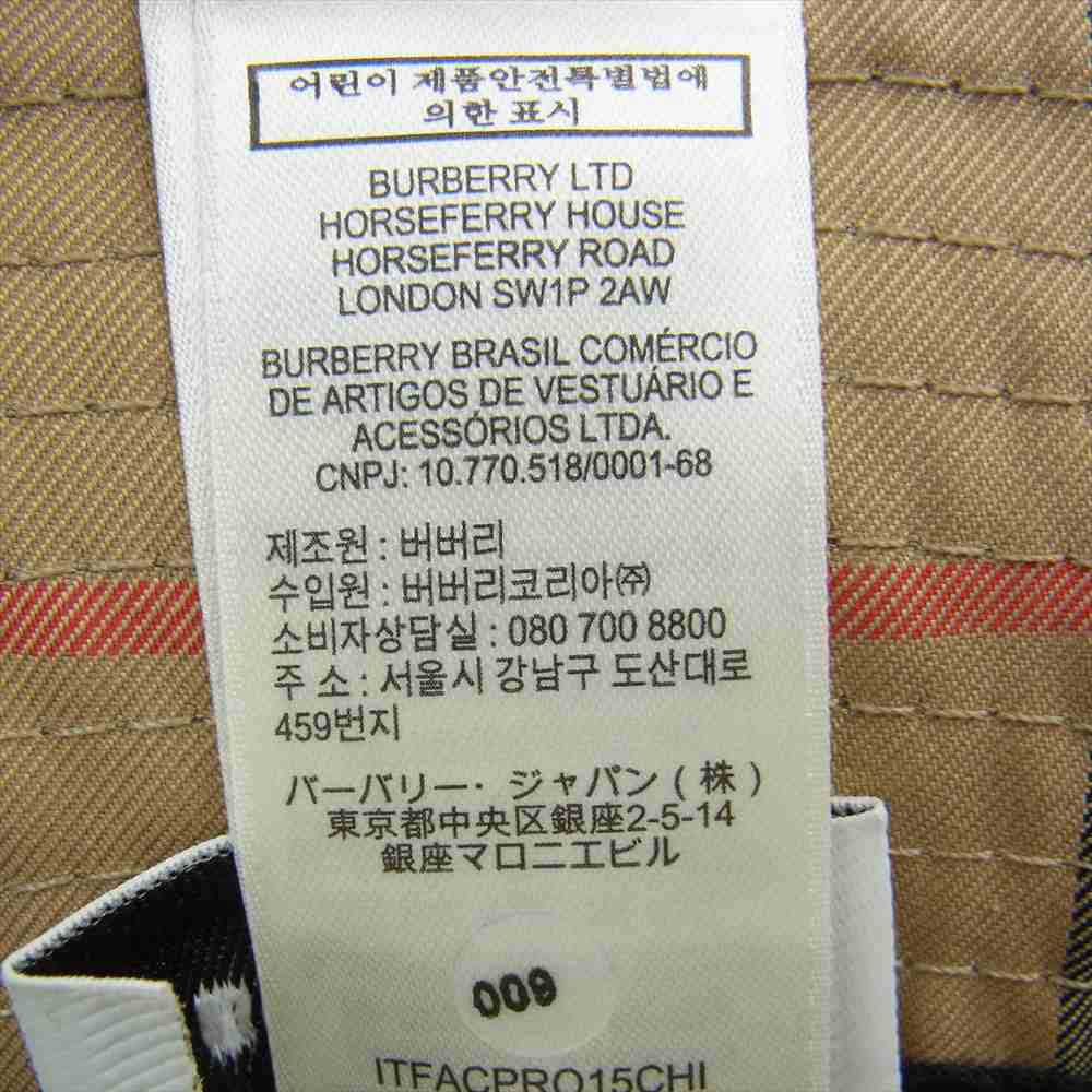 BURBERRY バーバリー 8026927 ヴィンテージ チェック バケット ハット マルチカラー系 M【中古】