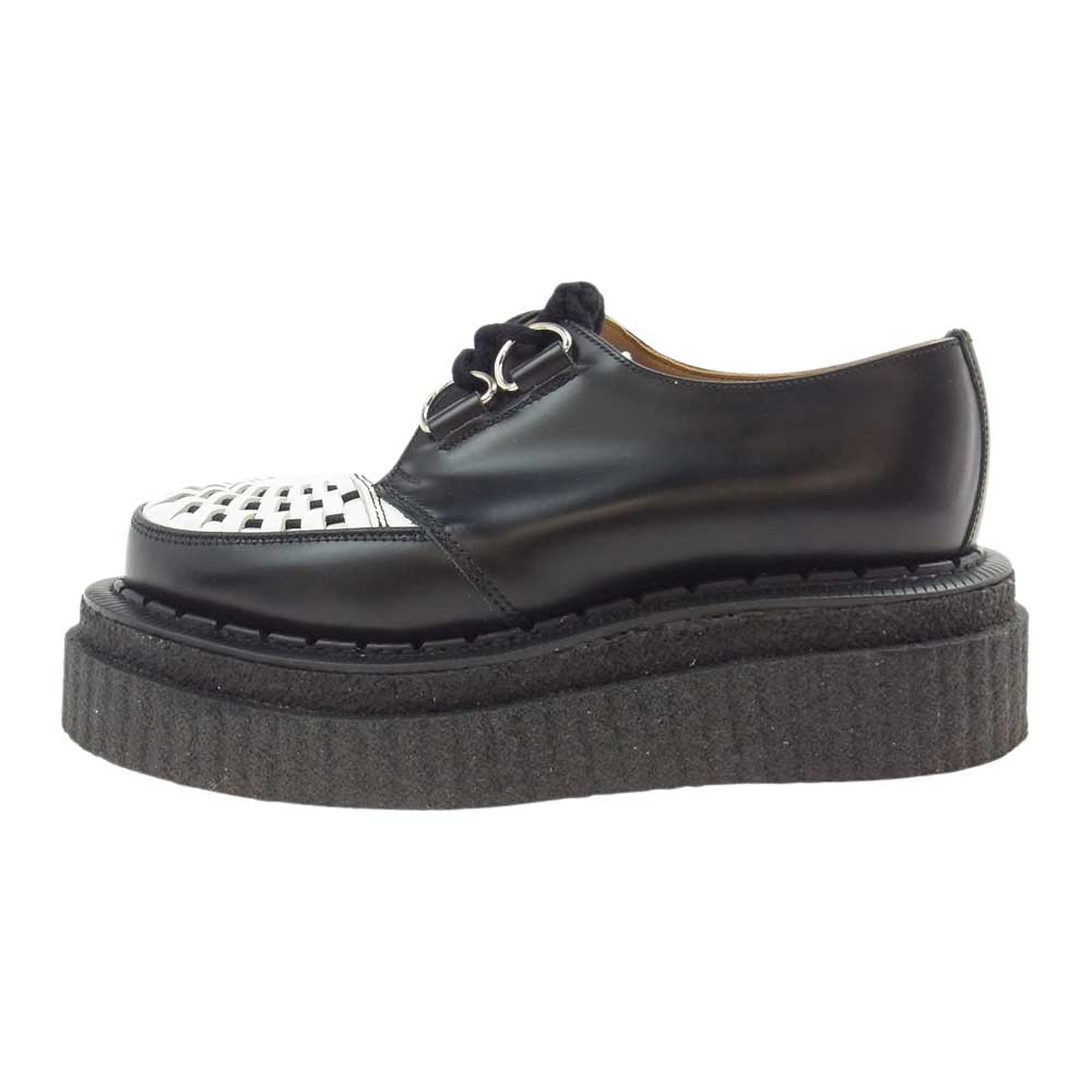 GEORGE COX ジョージコックス × SACAI サカイ 21-05763 HAMILTON ハミルトン ダブルソール クリーパー シューズ ブラック系 4【中古】