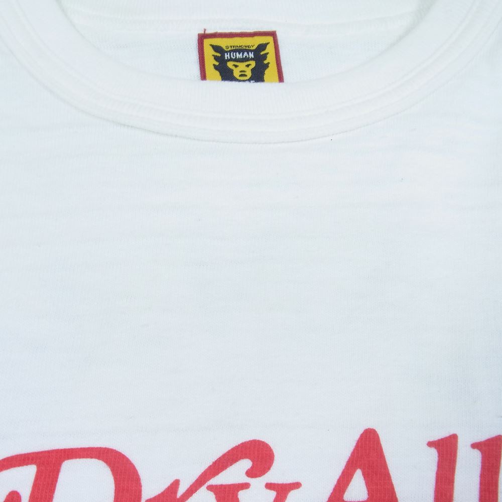 HUMAN MADE ヒューマンメイド × Girls Don't Cry 半袖 ロゴTシャツ ホワイト系 M【中古】