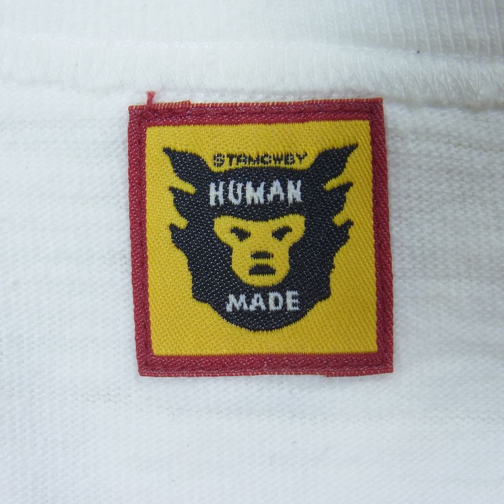 HUMAN MADE ヒューマンメイド × Girls Don't Cry 半袖 ロゴTシャツ ホワイト系 M【中古】