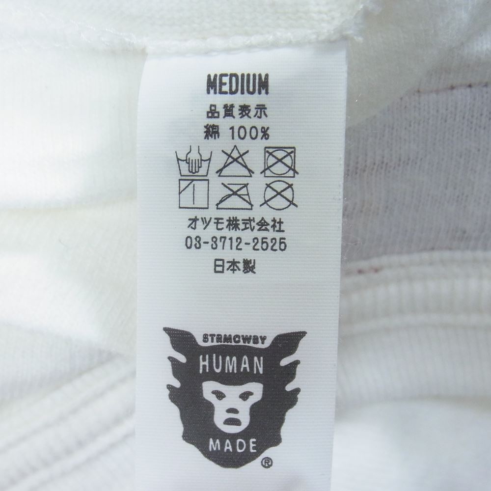 HUMAN MADE ヒューマンメイド × Girls Don't Cry 半袖 ロゴTシャツ ホワイト系 M【中古】