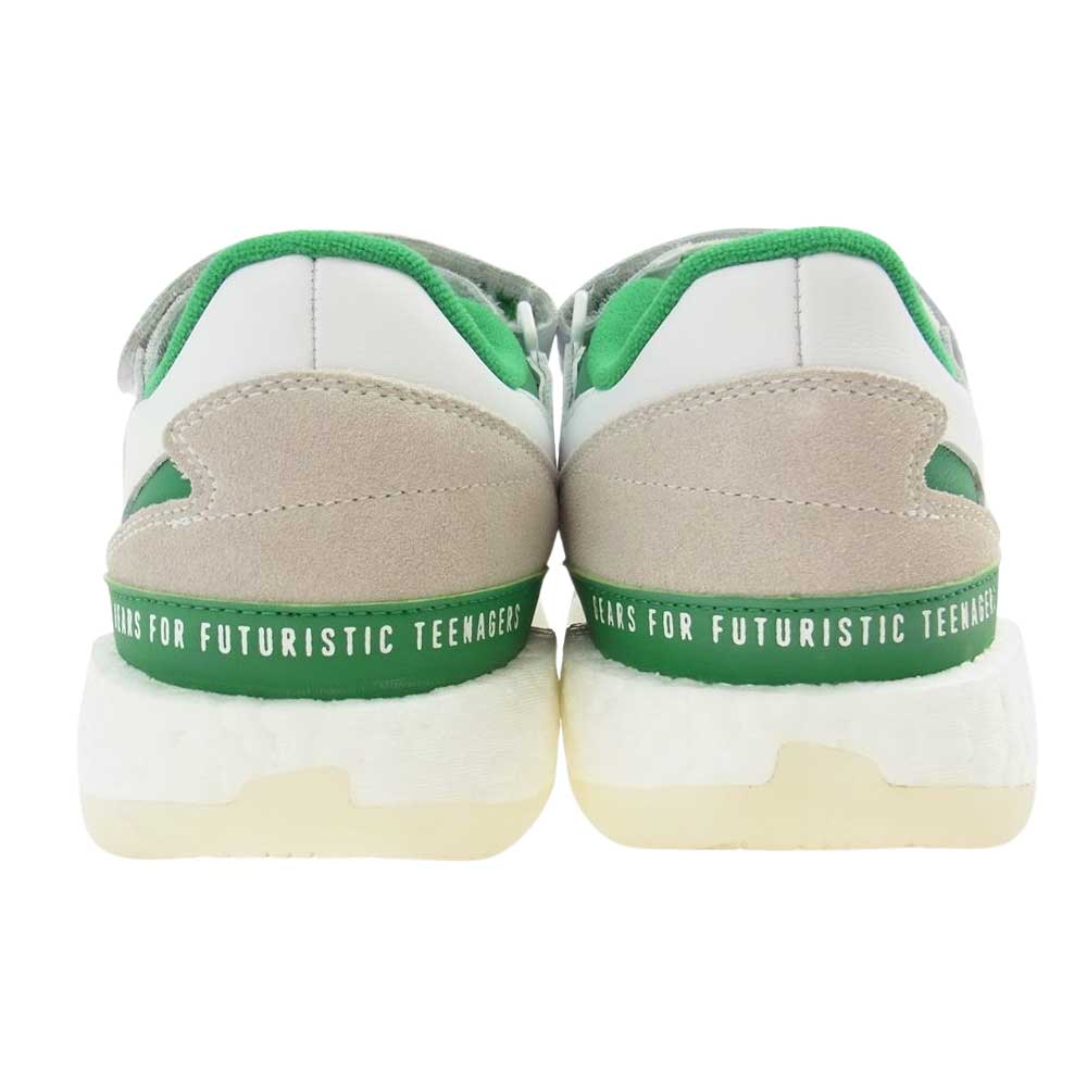 HUMAN MADE ヒューマンメイド S42976 × ADIDAS CONSORTIUM FORUM LOW アディダス コンソーシアム フォーラム ロー スニーカー ホワイト系 25.5㎝【中古】