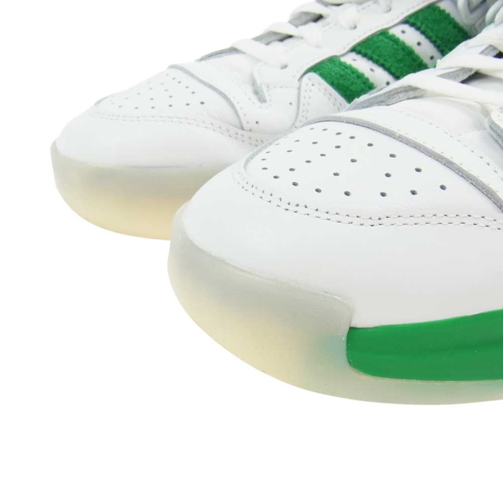 HUMAN MADE ヒューマンメイド S42976 × ADIDAS CONSORTIUM FORUM LOW アディダス コンソーシアム フォーラム ロー スニーカー ホワイト系 25.5㎝【中古】