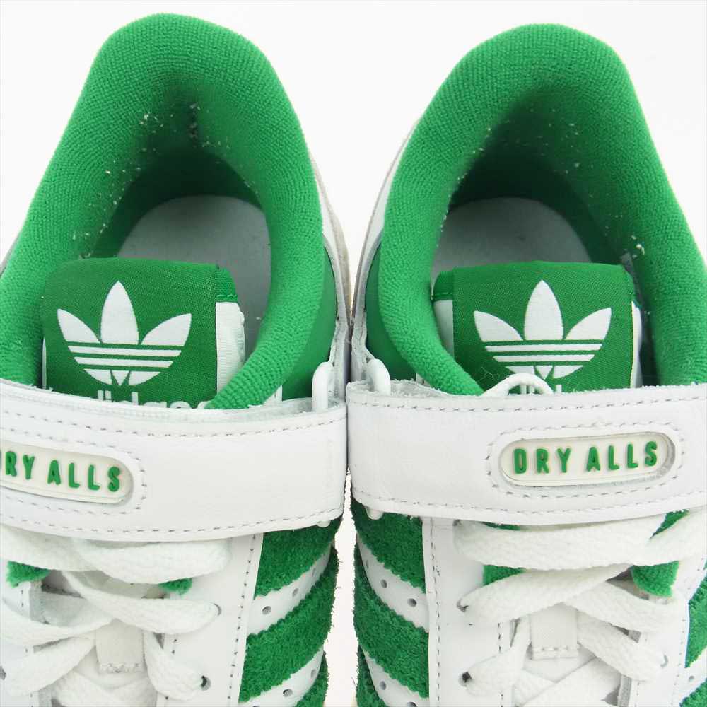 HUMAN MADE ヒューマンメイド S42976 × ADIDAS CONSORTIUM FORUM LOW アディダス コンソーシアム フォーラム ロー スニーカー ホワイト系 25.5㎝【中古】