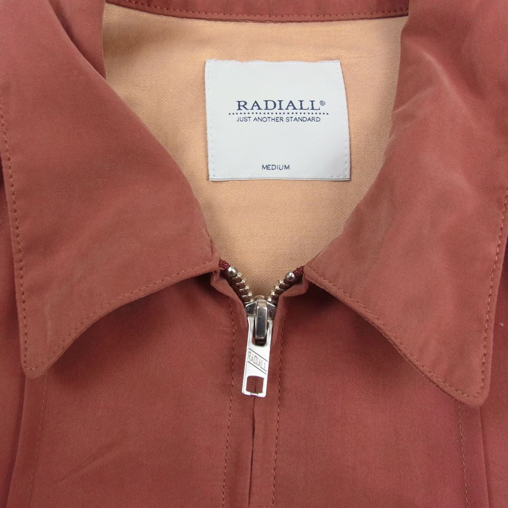RADIALL ラディアル RAD-18SS-JK007 Maggot Brain Souvenir Jacket スーベニア ジャケット オレンジ系 M【中古】