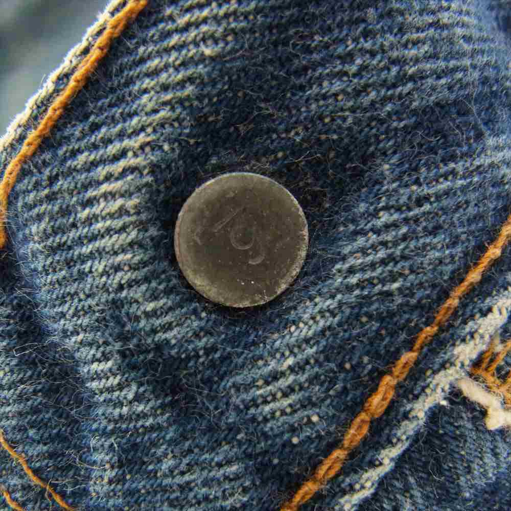 Levi's リーバイス 66前期 ボタン裏6 501 スモールe デニム パンツ インディゴブルー系【中古】