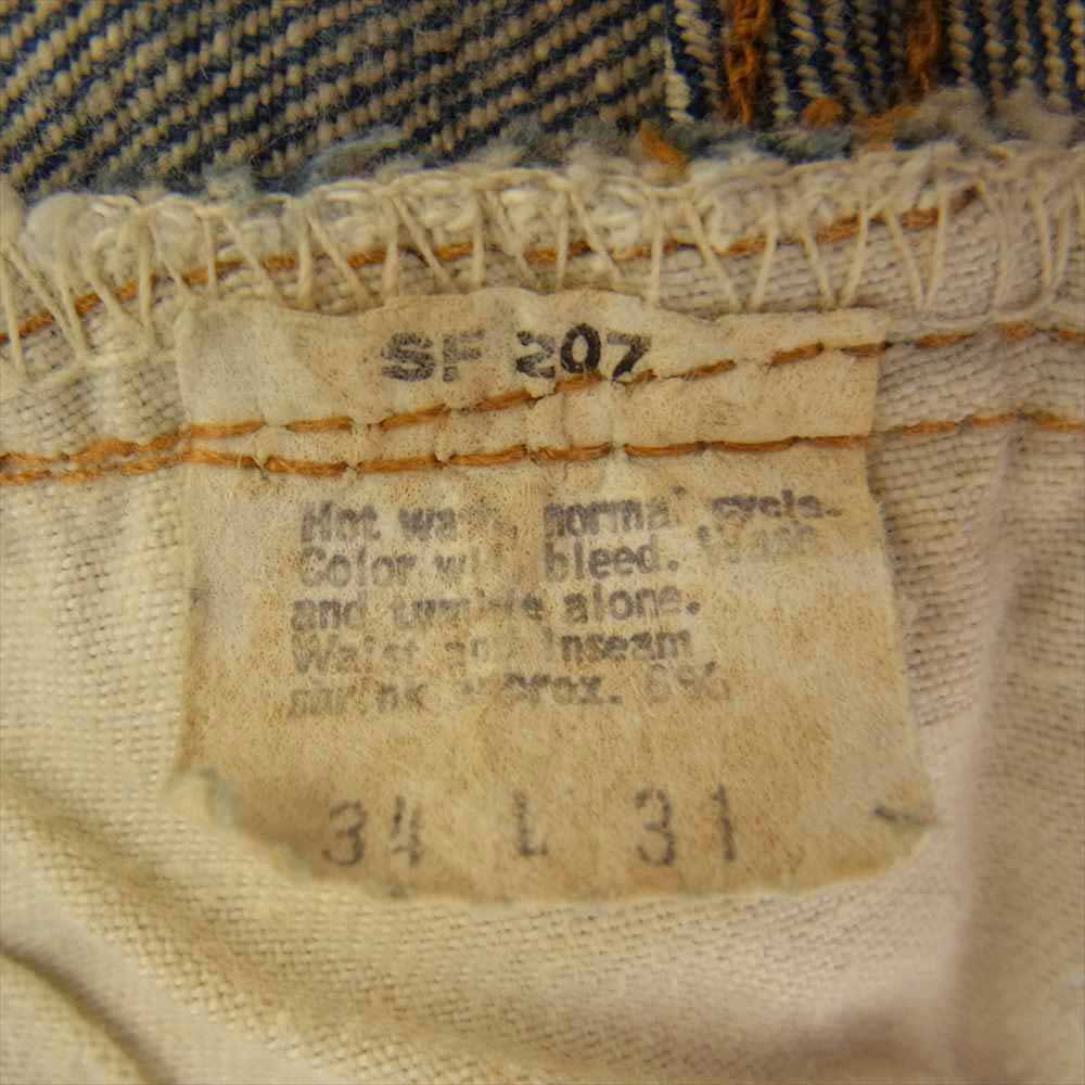 Levi's リーバイス 66前期 ボタン裏6 501 スモールe デニム パンツ インディゴブルー系【中古】