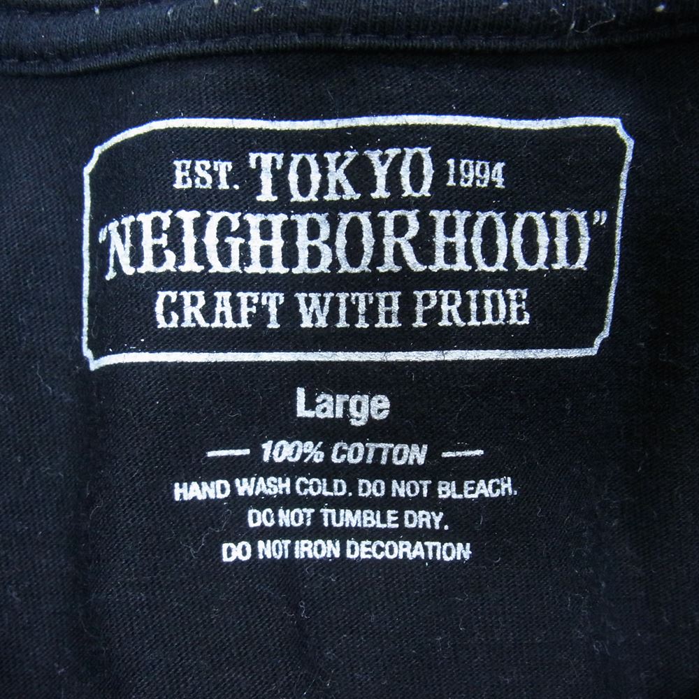 NEIGHBORHOOD ネイバーフッド 20SS RATTLESNAKE 1/C S/S TEE 半袖 TEE Tシャツ ブラック系 L【中古】