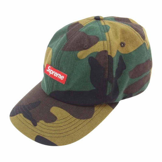 Supreme シュプリーム 20SS Cordura Small Box 6-Panel Cap’6パネル キャップ コーデュラ スモールボックス Woodland Camo ウッドランド カモ 迷彩 【中古】