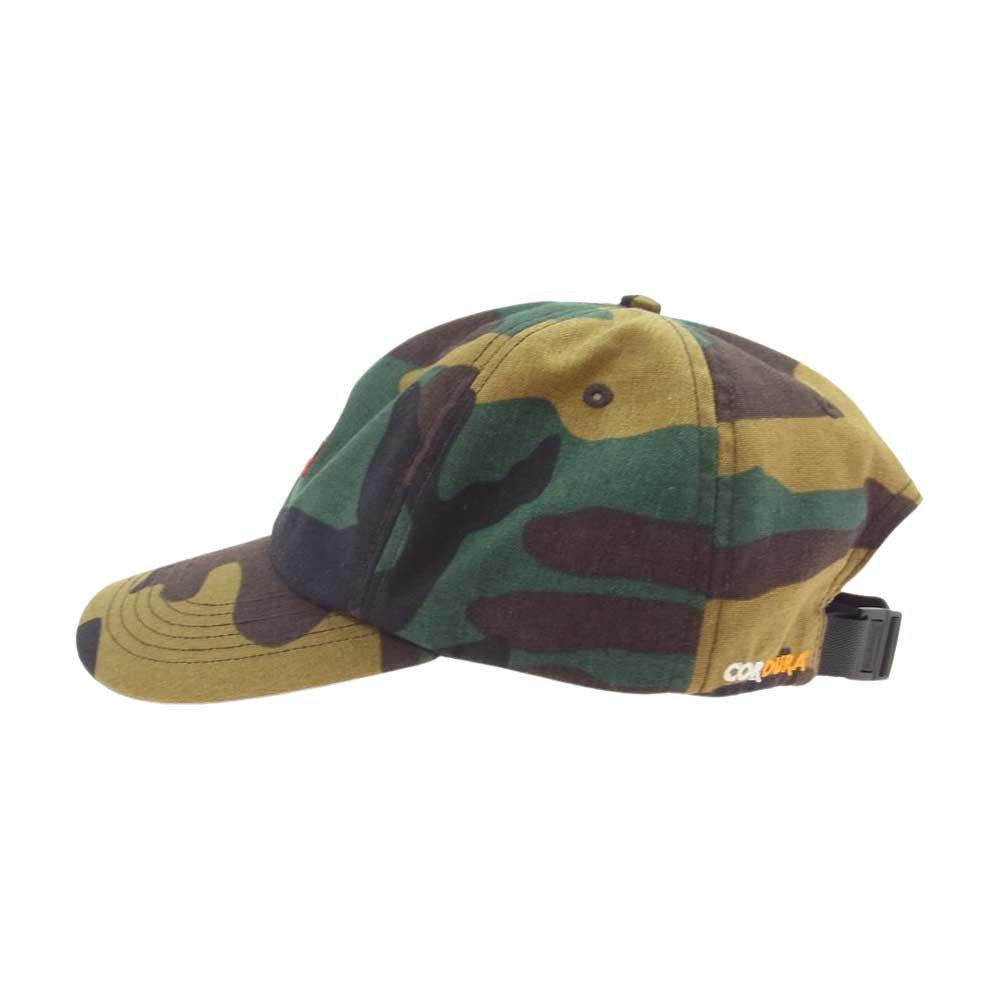 Supreme シュプリーム 20SS Cordura Small Box 6-Panel Cap’6パネル キャップ コーデュラ スモールボックス Woodland Camo ウッドランド カモ 迷彩 【中古】