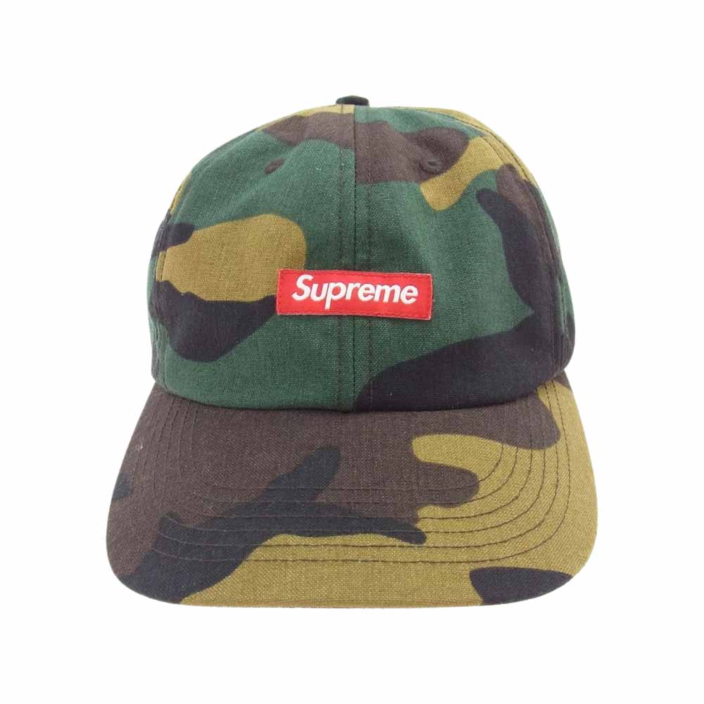 Supreme シュプリーム 20SS Cordura Small Box 6-Panel Cap’6パネル キャップ コーデュラ スモールボックス Woodland Camo ウッドランド カモ 迷彩 【中古】