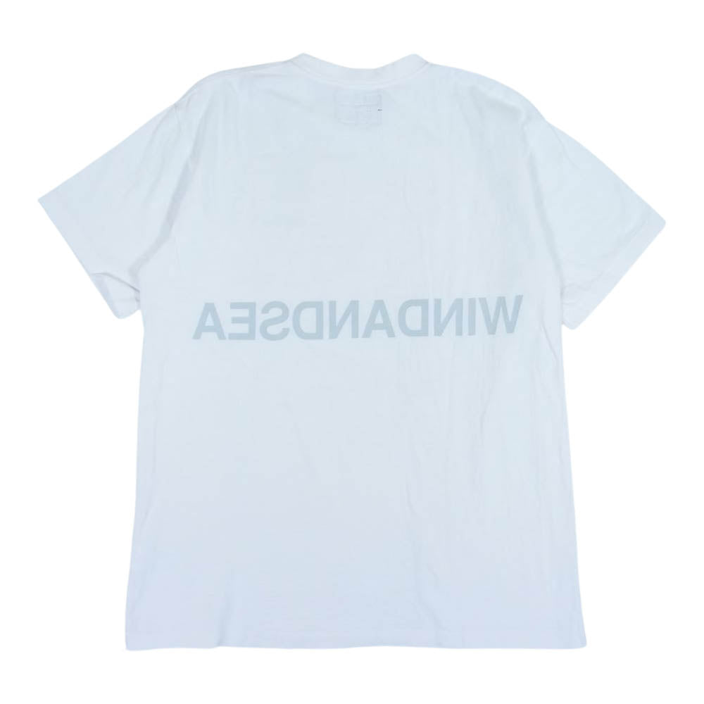 NEIGHBORHOOD ネイバーフッド 22SS 221FRWSN-STM04S WIND AND SEA NHWDS-4 ウィンダンシー 半袖 TEE Tシャツ ホワイト系 L【中古】
