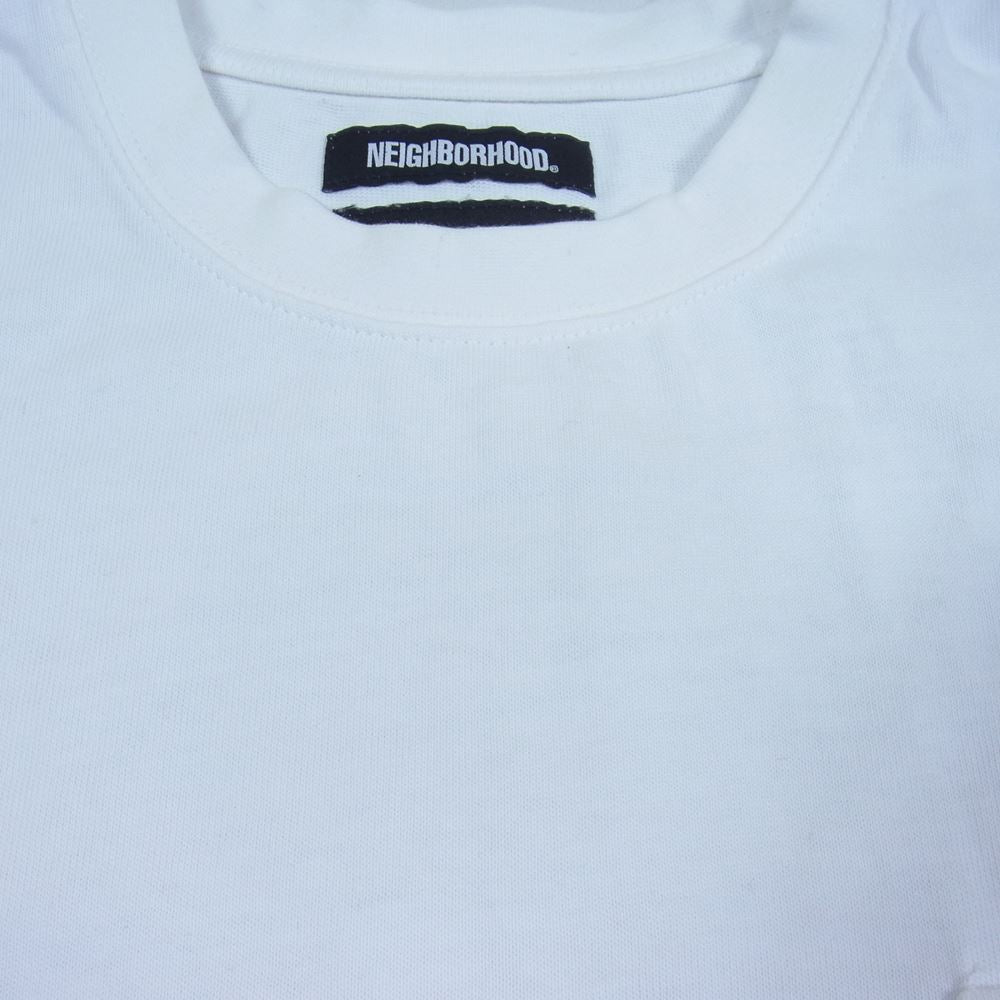 NEIGHBORHOOD ネイバーフッド 22SS 221FRWSN-STM04S WIND AND SEA NHWDS-4 ウィンダンシー 半袖 TEE Tシャツ ホワイト系 L【中古】
