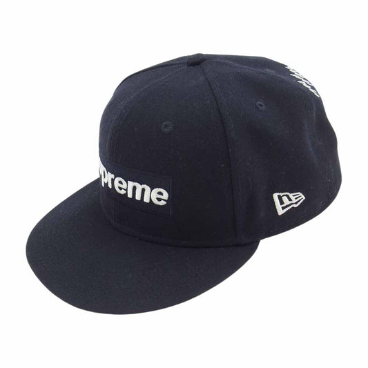 Supreme シュプリーム 21SS  New Era 27-time Champions Box Logo New Era 帽子 キャップ  ネイビー系【中古】