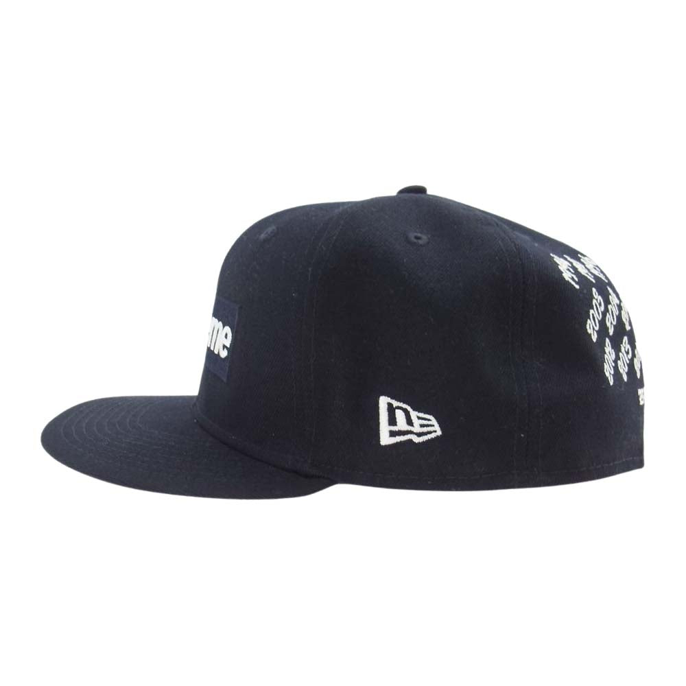 Supreme シュプリーム 21SS  New Era 27-time Champions Box Logo New Era 帽子 キャップ  ネイビー系【中古】