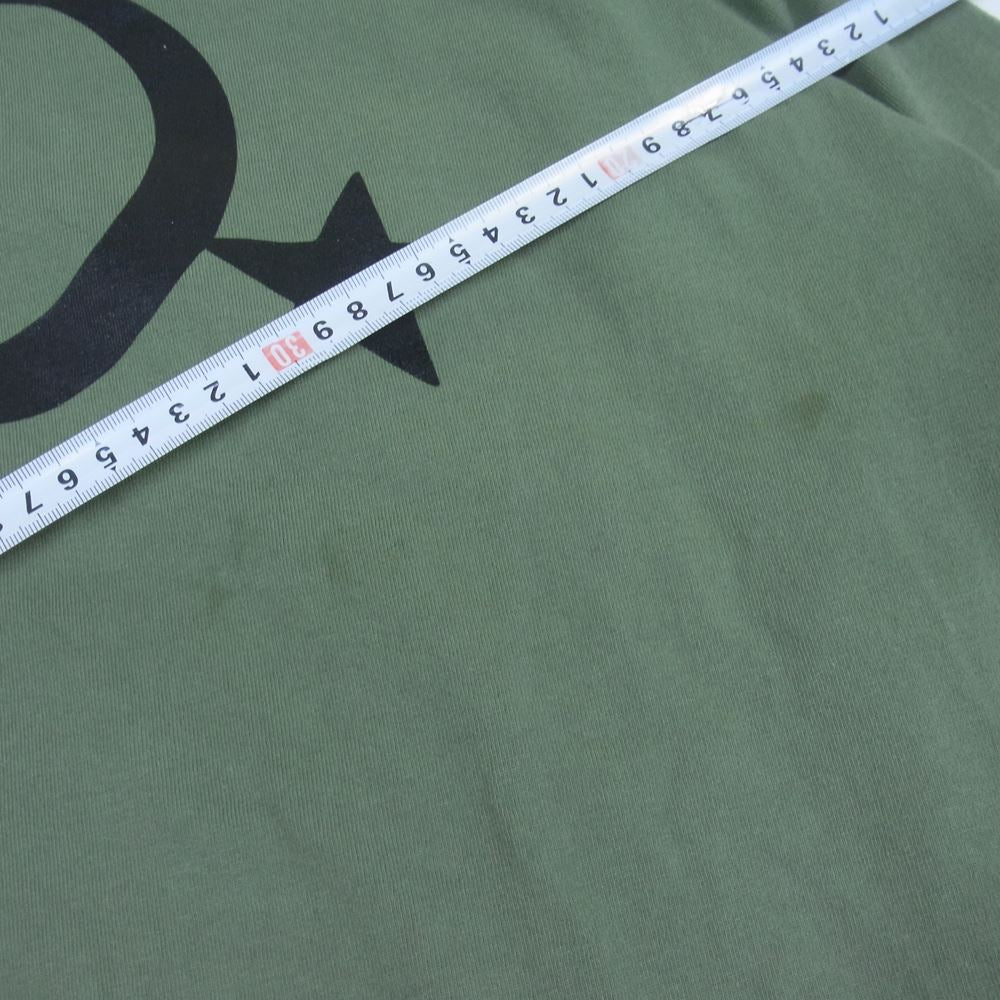 WTAPS ダブルタップス 22SS MOON & STAR ムーン＆スター ロンT 長袖 Tシャツ  グリーン系 3【中古】