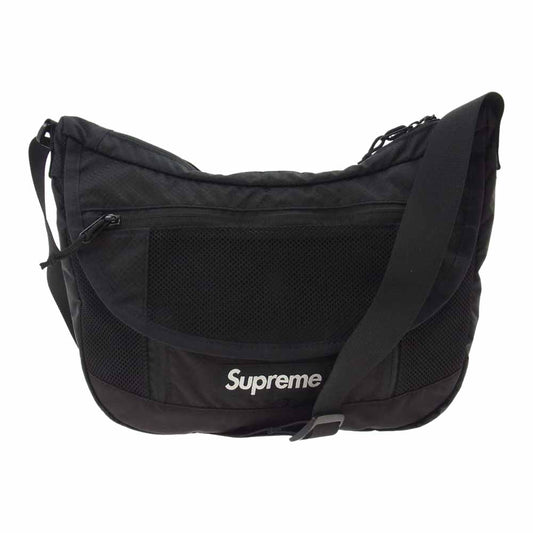 Supreme シュプリーム 22SS Small Messenger Bag コーデュラ ナイロン メッセンジャーバッグ ショルダーバッグ ブラック系【中古】
