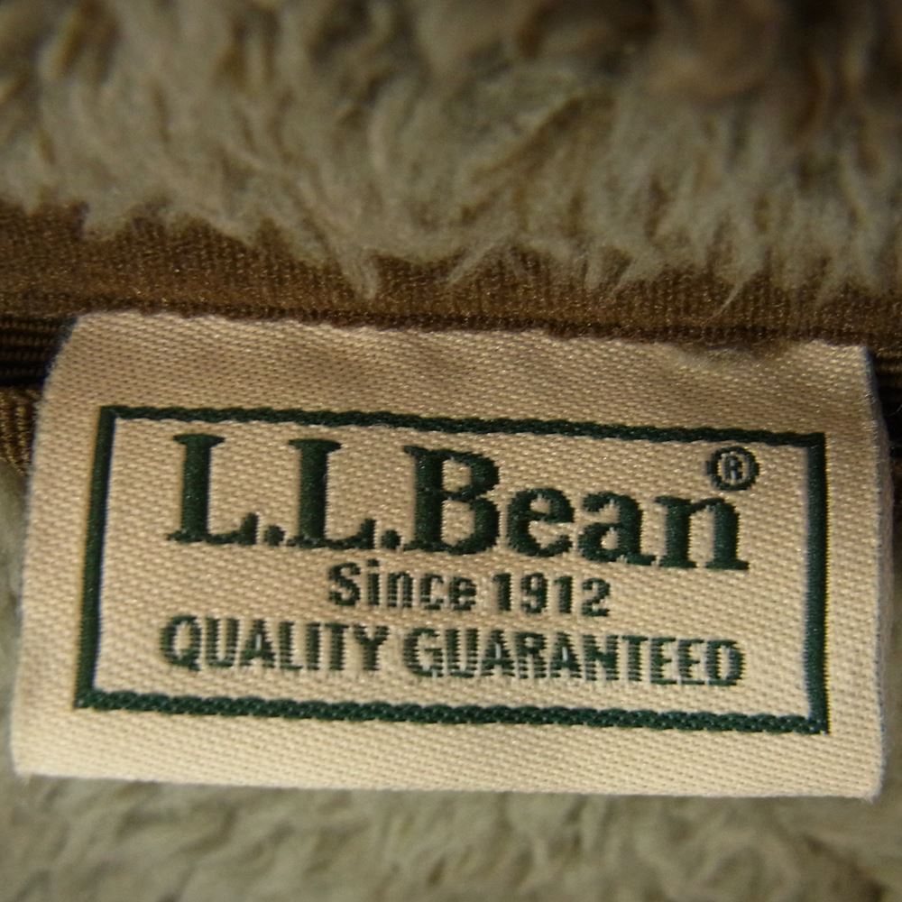L.L.Bean エルエルビーン ハーフボタン フリース プルオーバー カーキ系 S S REG【美品】【中古】