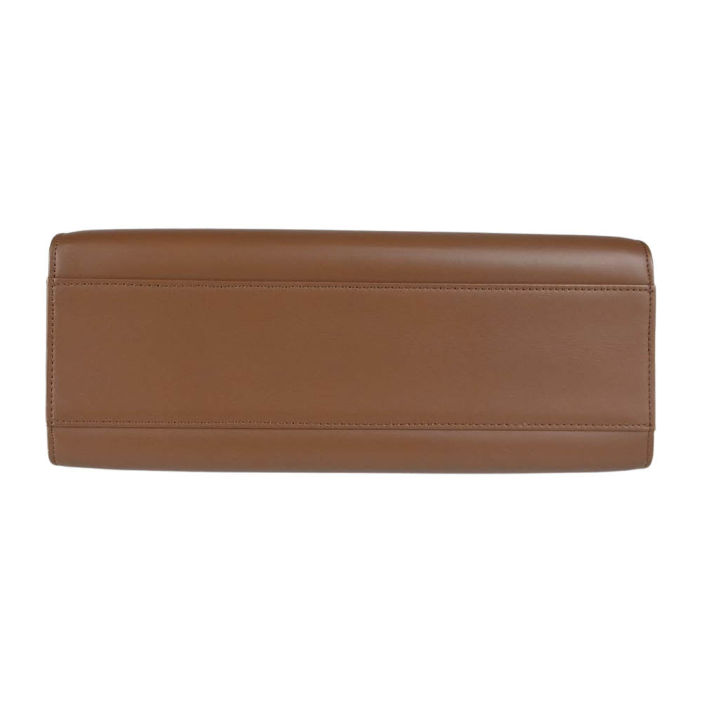 銀座ヨシノヤ レザー ハンド バッグ ブラウン系【中古】