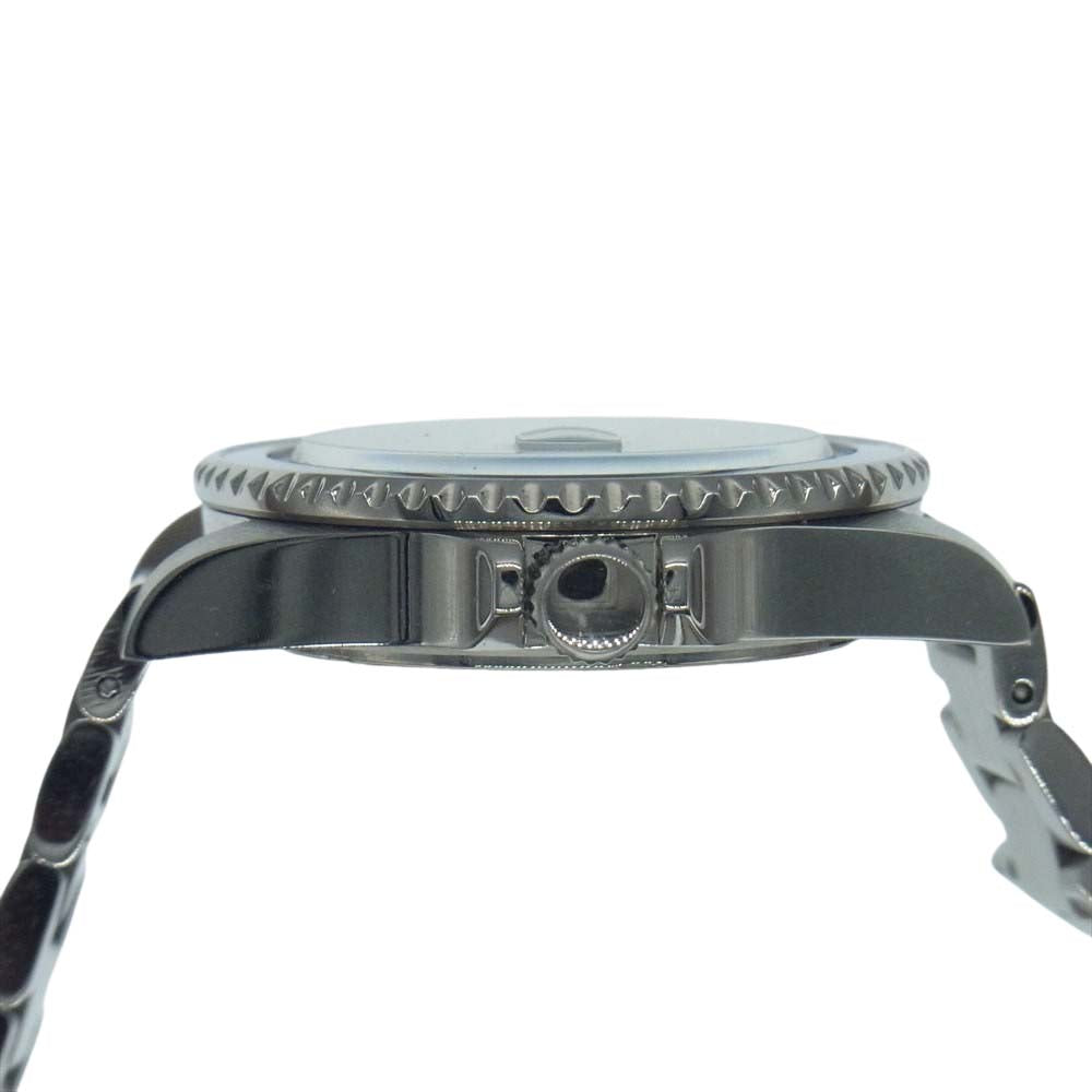 JAM HOME MADE ジャムホームメイド  エメラルド ジャムウォッチ 腕時計 クォーツ 10気圧 アナログ 生活防水 20mm NATO 替えベルト付 シルバー系【中古】