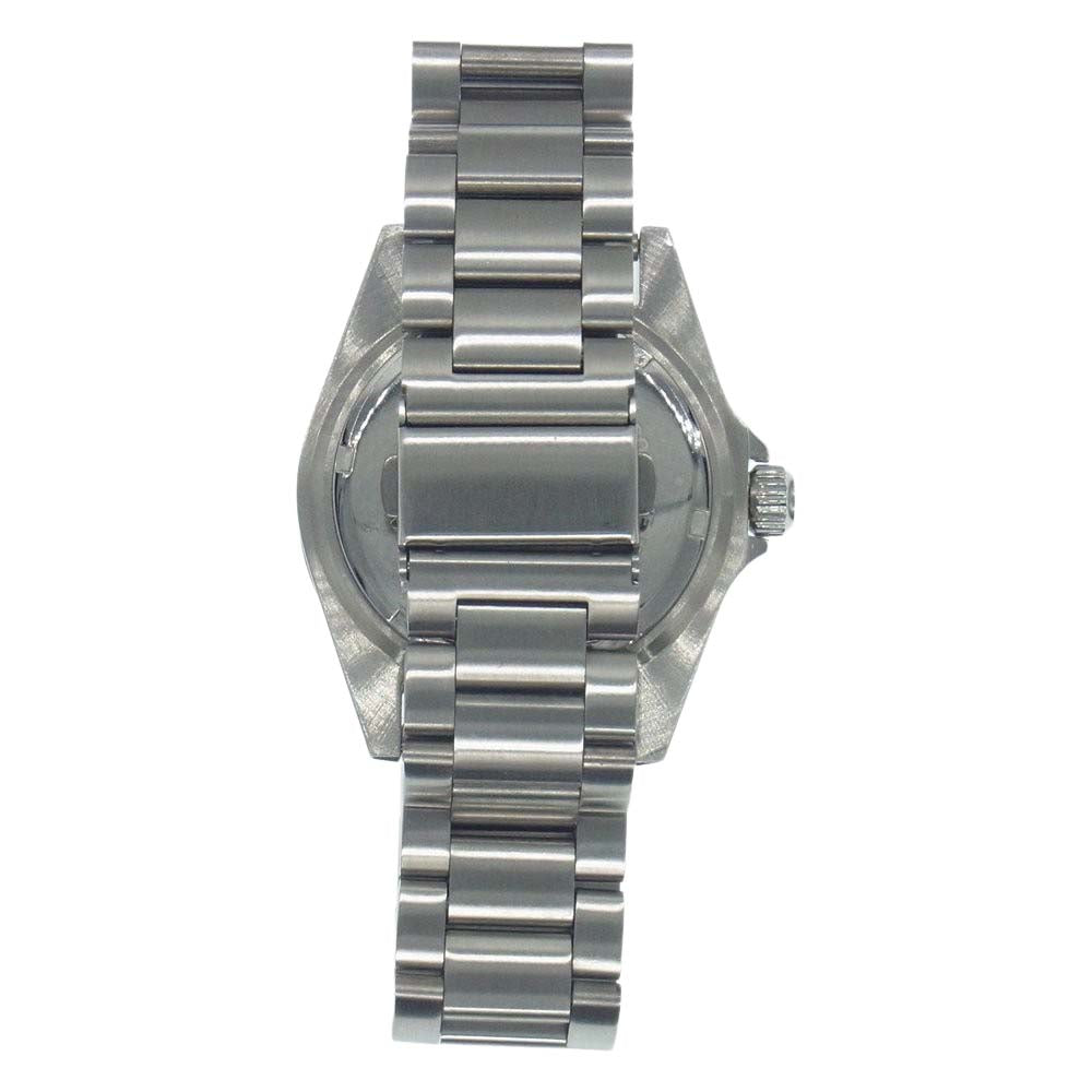 JAM HOME MADE ジャムホームメイド  エメラルド ジャムウォッチ 腕時計 クォーツ 10気圧 アナログ 生活防水 20mm NATO 替えベルト付 シルバー系【中古】