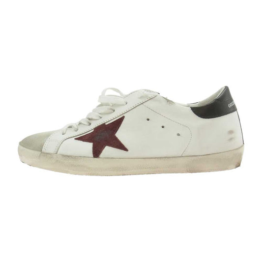 GOLDEN GOOSE ゴールデングース SUPERSTAR SNEAKER スーパースター スニーカー ヴィンテージ加工 ホワイト系 43【中古】
