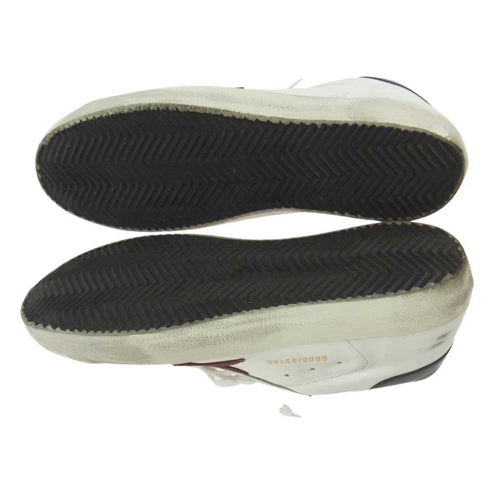 GOLDEN GOOSE ゴールデングース SUPERSTAR SNEAKER スーパースター スニーカー ヴィンテージ加工 ホワイト系 43【中古】