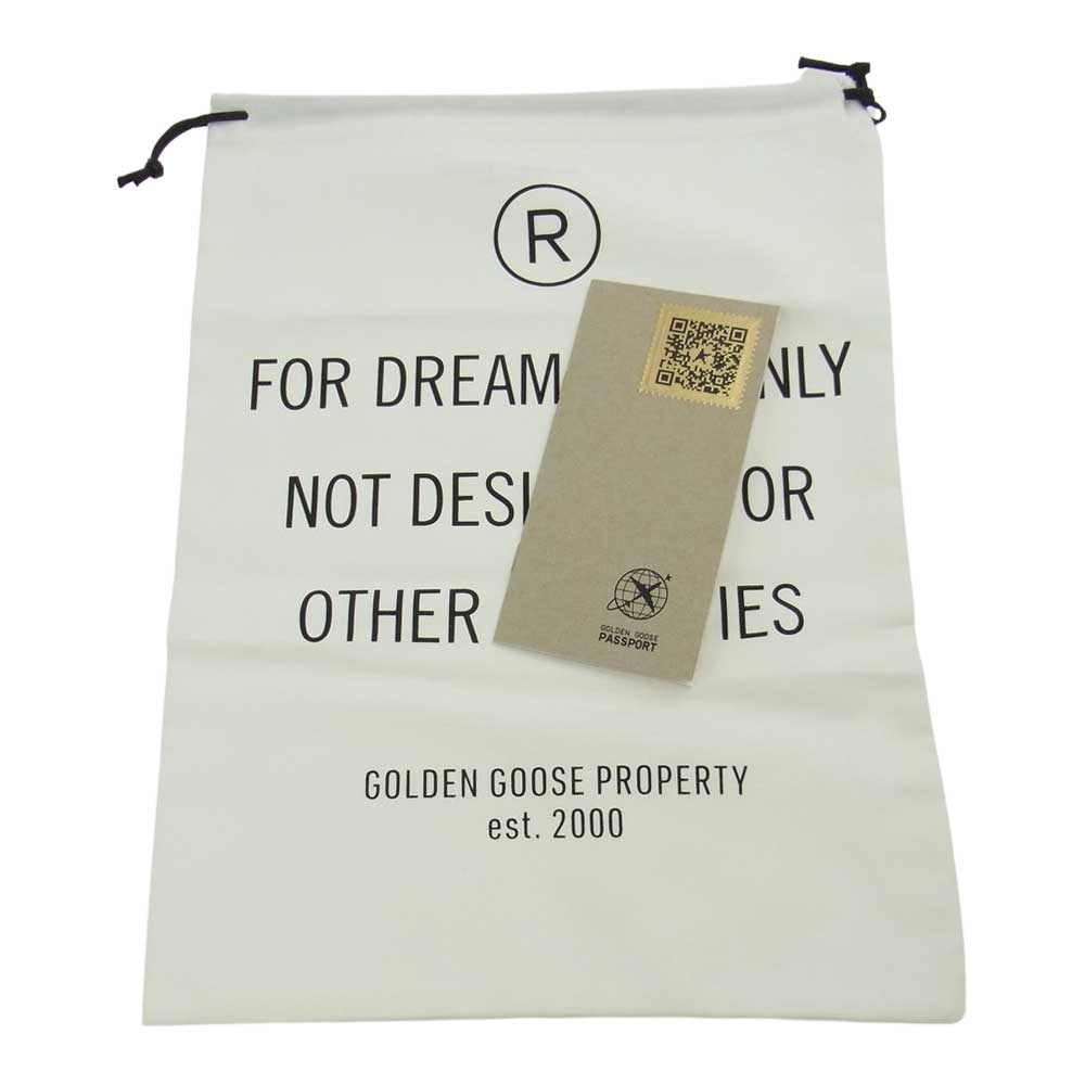GOLDEN GOOSE ゴールデングース Francy ハイカット スニーカー ヴィンテージ加工  ホワイト系 44【中古】