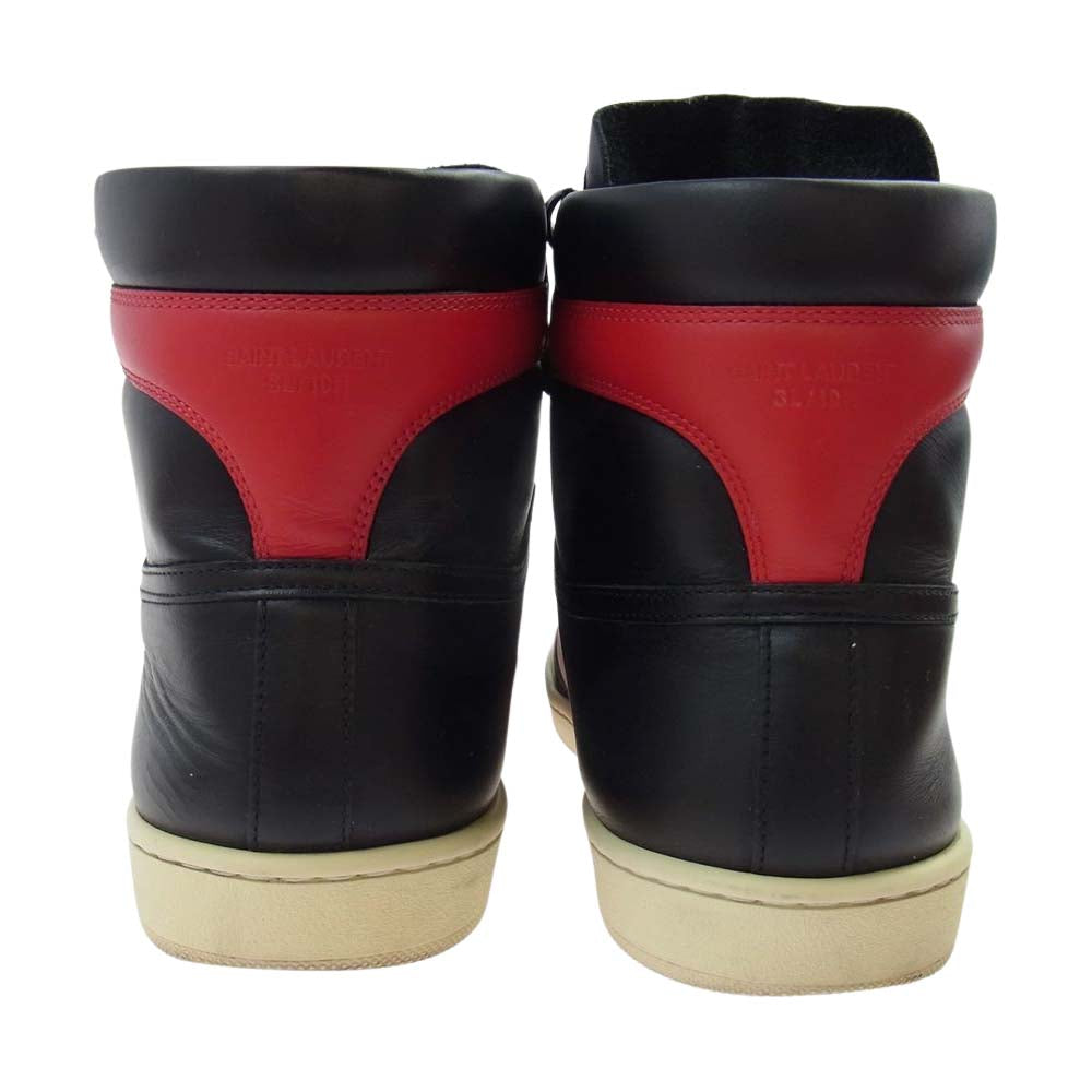 SAINT LAURENT サンローラン SL/10H COURT ハイトップ スニーカー ブラック系 42【中古】